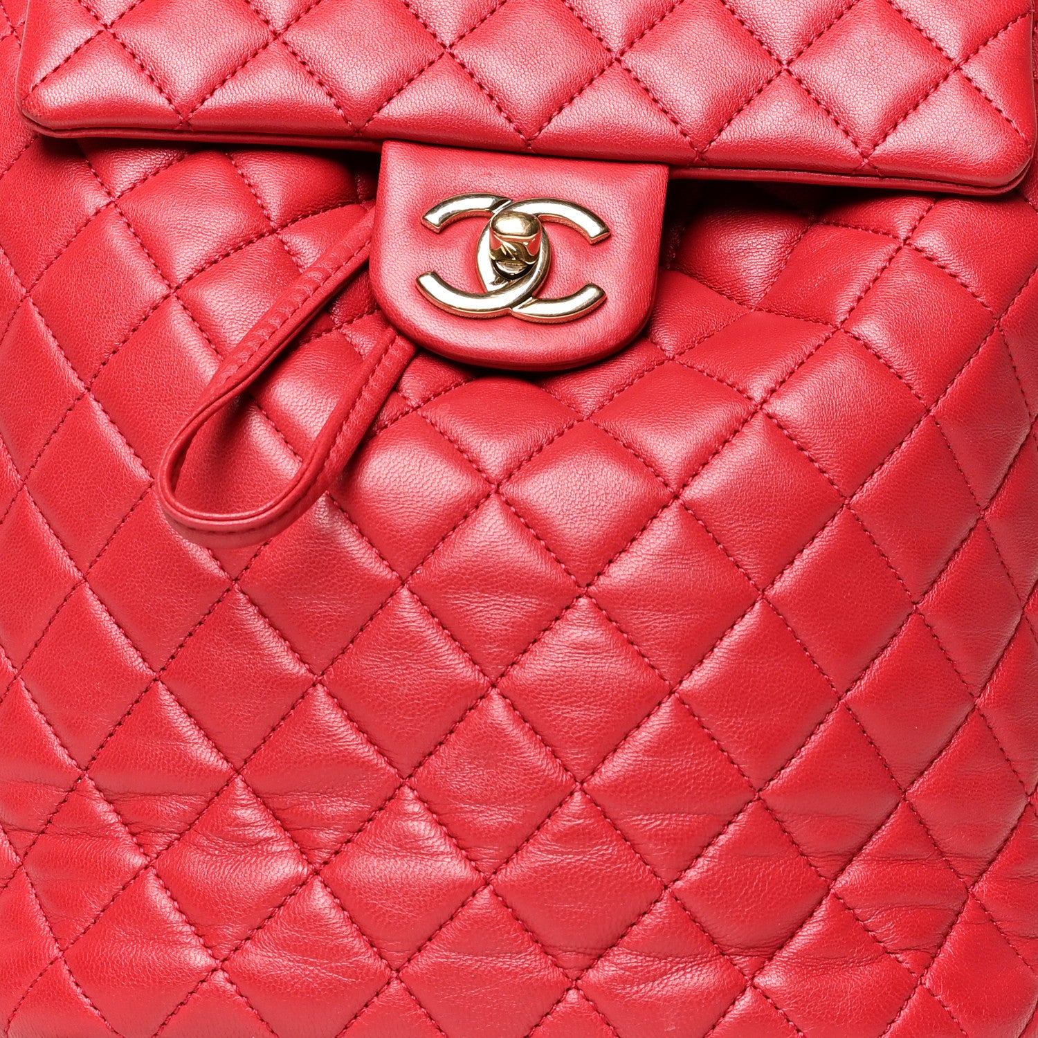 Chanel Lambskin Quilted Small Urban Spirit Backpack Dark Pink 8 of 11