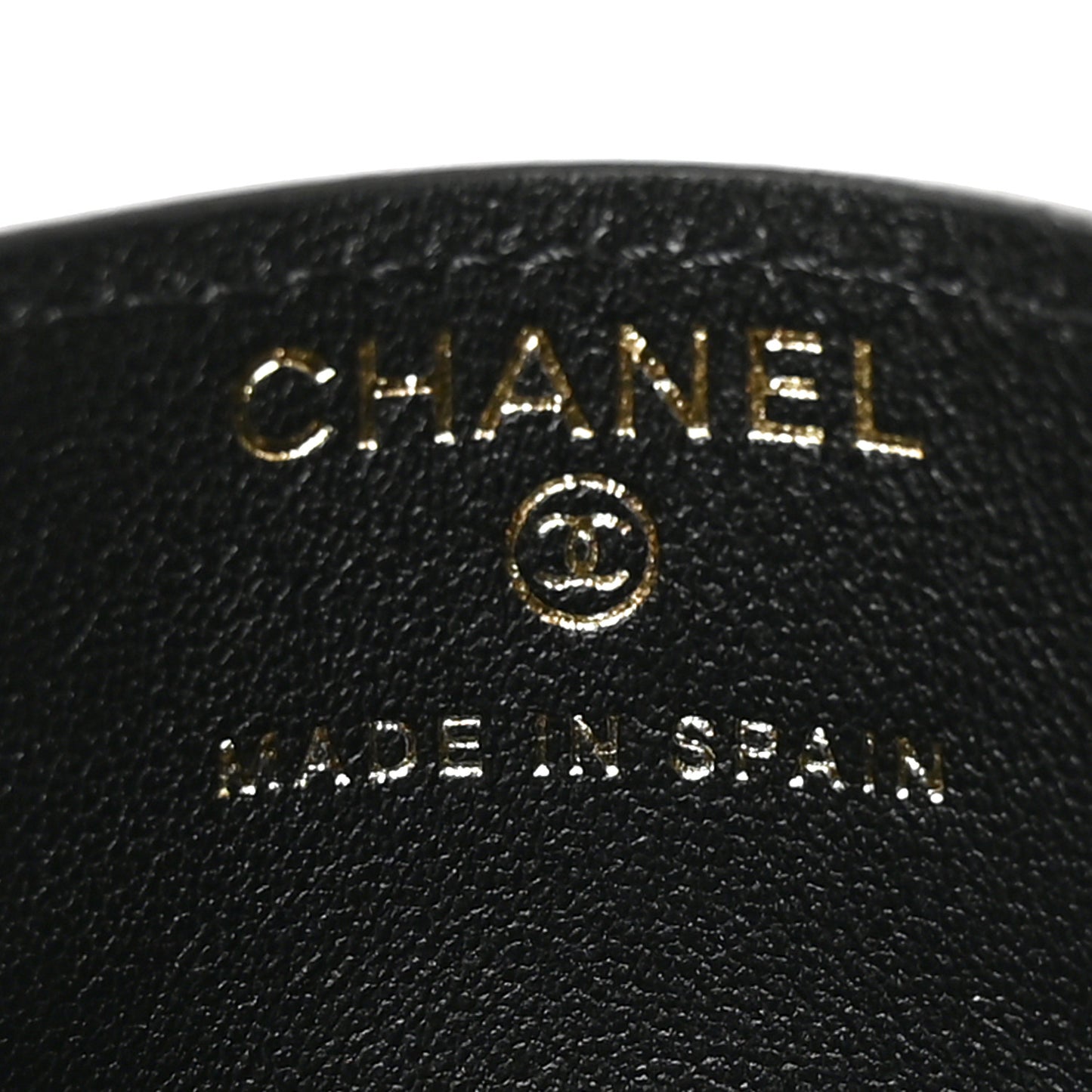 Calfskin Lizard Embossed Card Holder Black