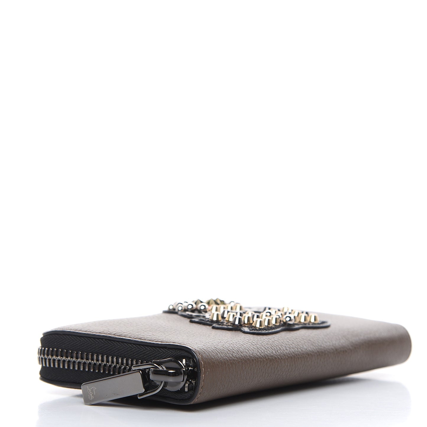 Calfskin Ecusson Panettone Zip Around Wallet Cafe