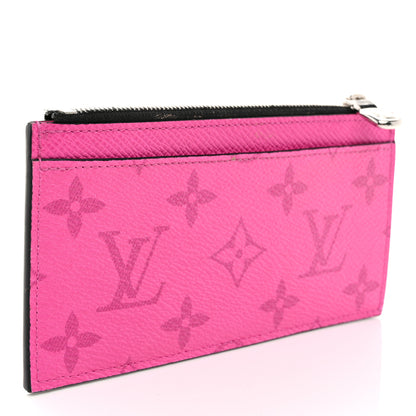 Louis Vuitton Taigarama Coin Card Holder Fuchsia 3 of 9