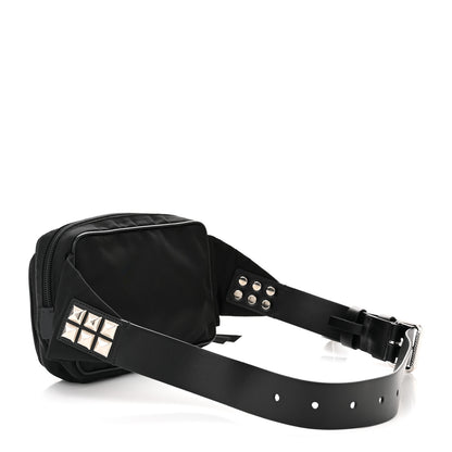 Prada Tessuto Nylon Saffiano Belt Bag Black 3 of 12