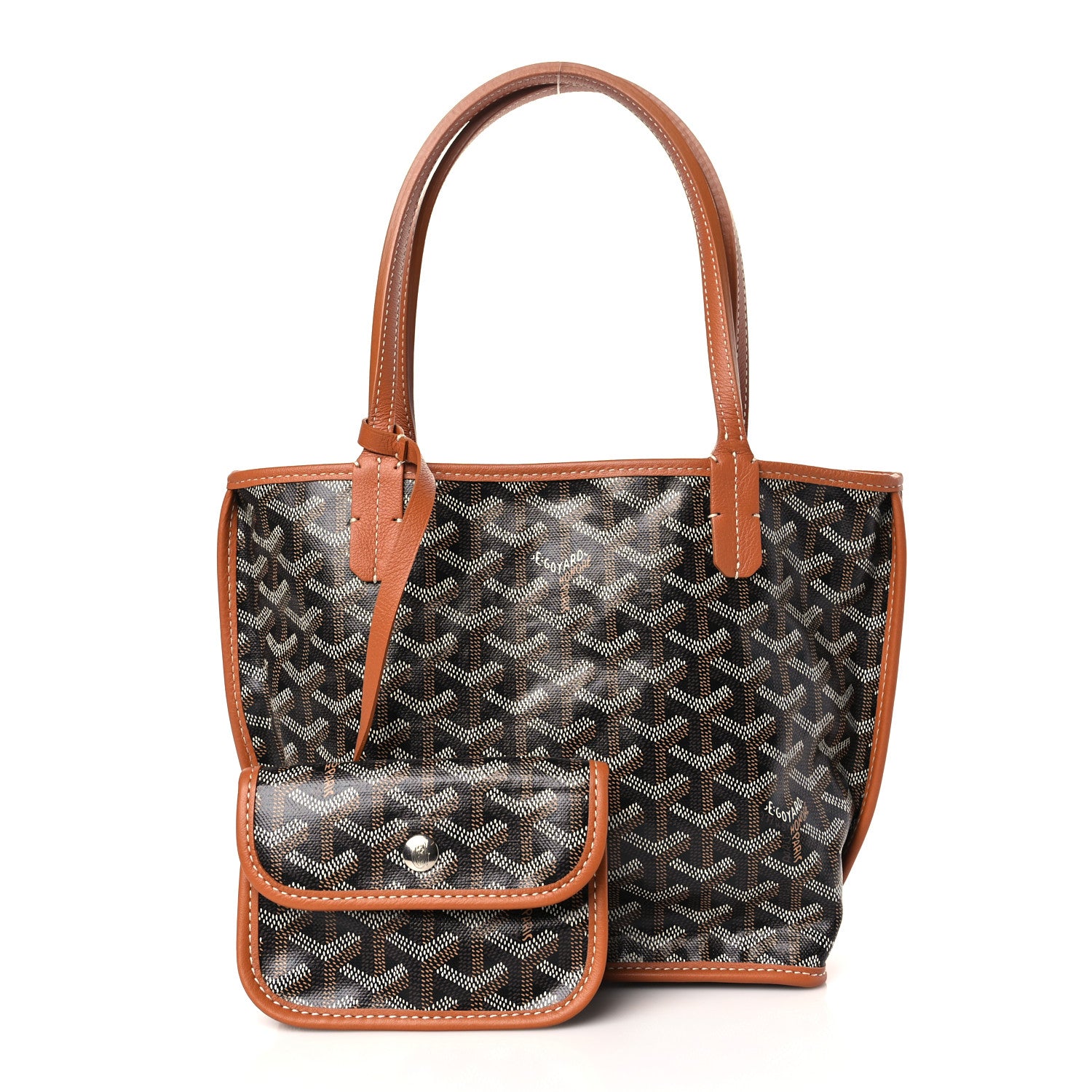 Goyard Goyardine Reversible Mini Anjou Black Gold 1 of 14