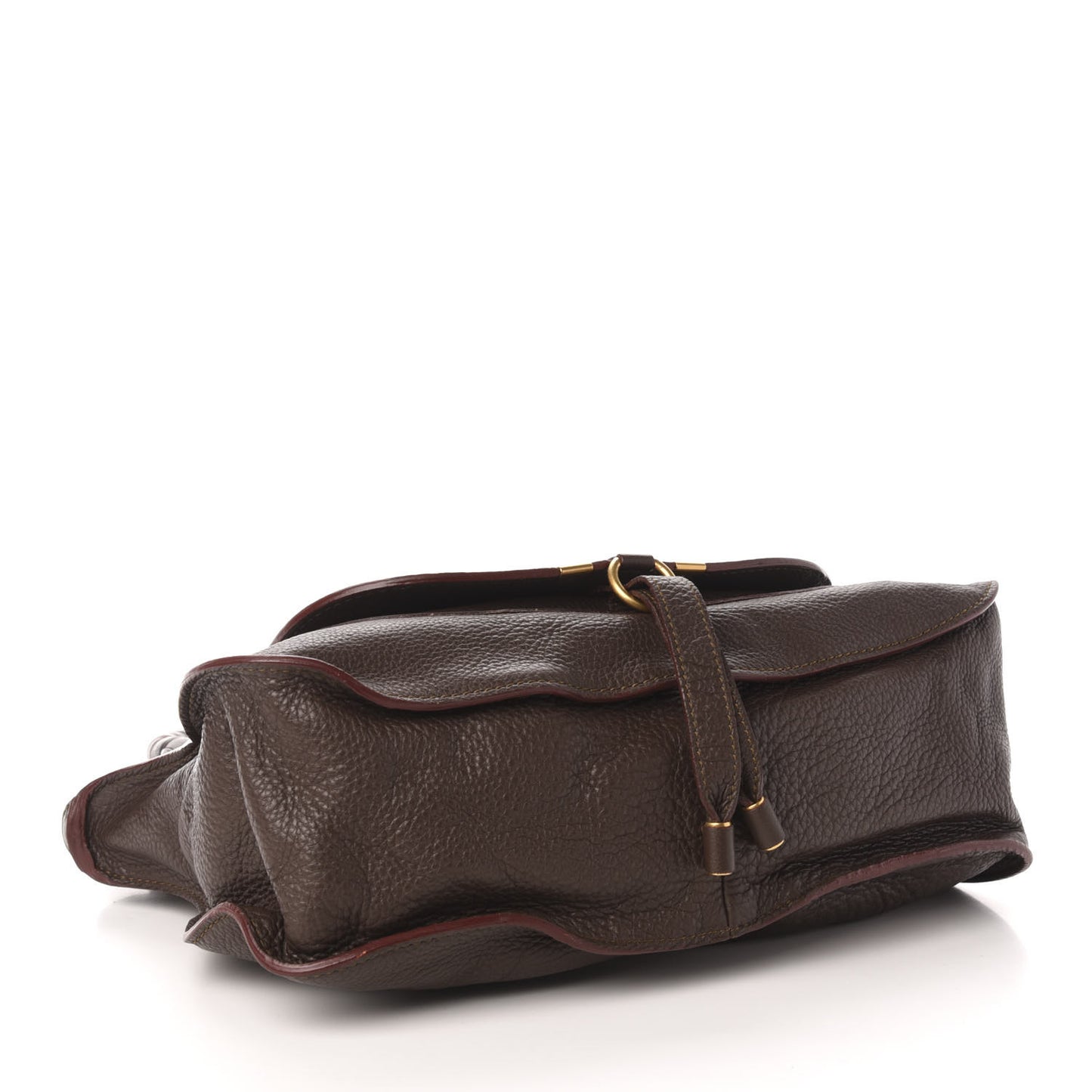 Calfskin Medium Marcie Satchel Truffle