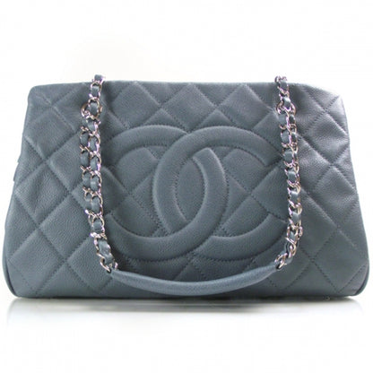 Chanel Caviar Timeless Classic Shopping Tote Blue 1 of 11