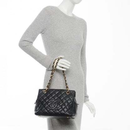 Chanel Caviar Quilted Petit Timeless Tote PTT Black 2 of 10