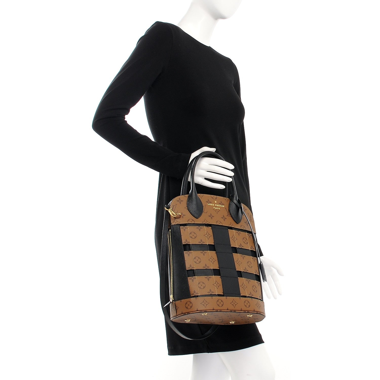 Louis Vuitton Reverse Monogram Tressage Tote 3 of 10