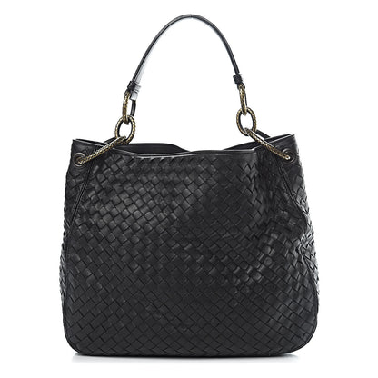 Bottega Veneta Nappa Intrecciato Small Loop Black 1 of 13