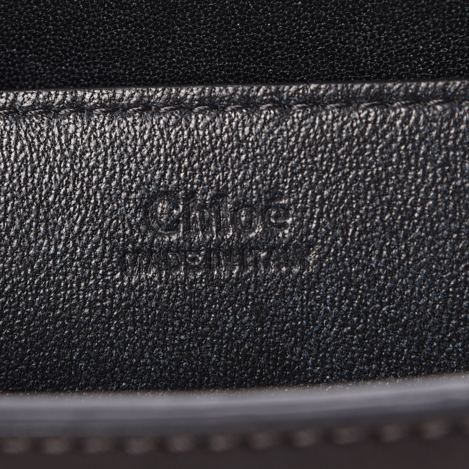 Chloe Lambskin Medium Elle Chain Clutch Black 6 of 7