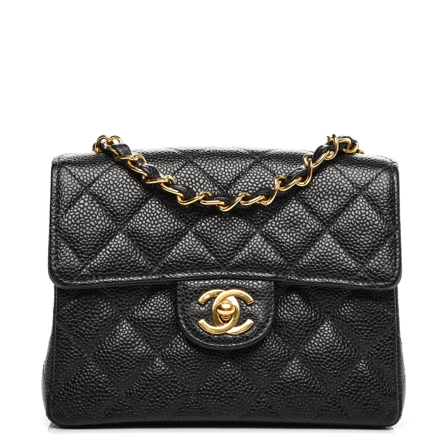 Chanel Caviar Quilted Mini Square Flap Black 1 of 7