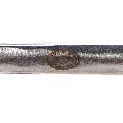 Chanel Metal Logo Brooch Silver 4 of 5