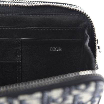 Christian Dior Oblique Pouch Navy Blue 9 of 13