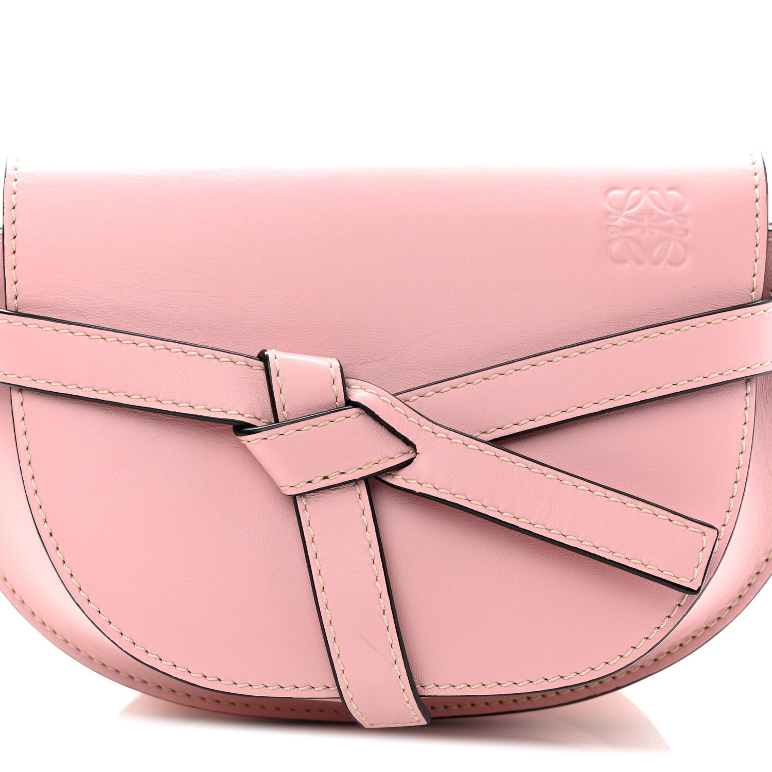 Loewe Calfskin Mini Gate Belt Bag Pastel Pink 7 of 9