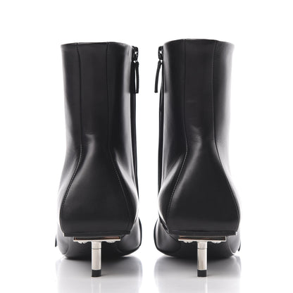 Balenciaga Shiny Calfskin 40mm Belt Booties 38.5 Black 7 of 11