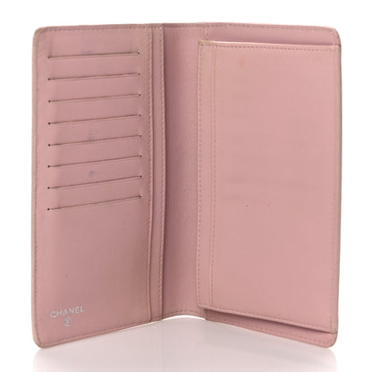 Chanel Caviar Timeless CC Yen Wallet Pink 5 of 8