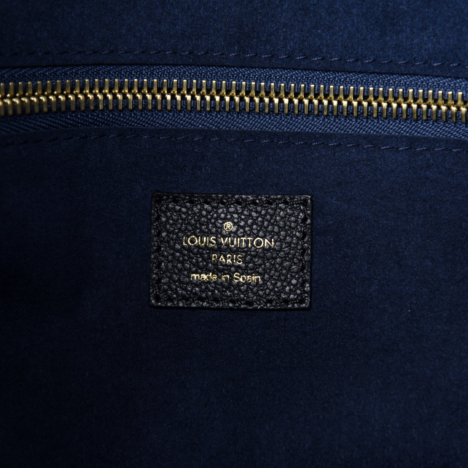 Louis Vuitton Empreinte Monogram Giant Neverfull MM Black 8 of 9