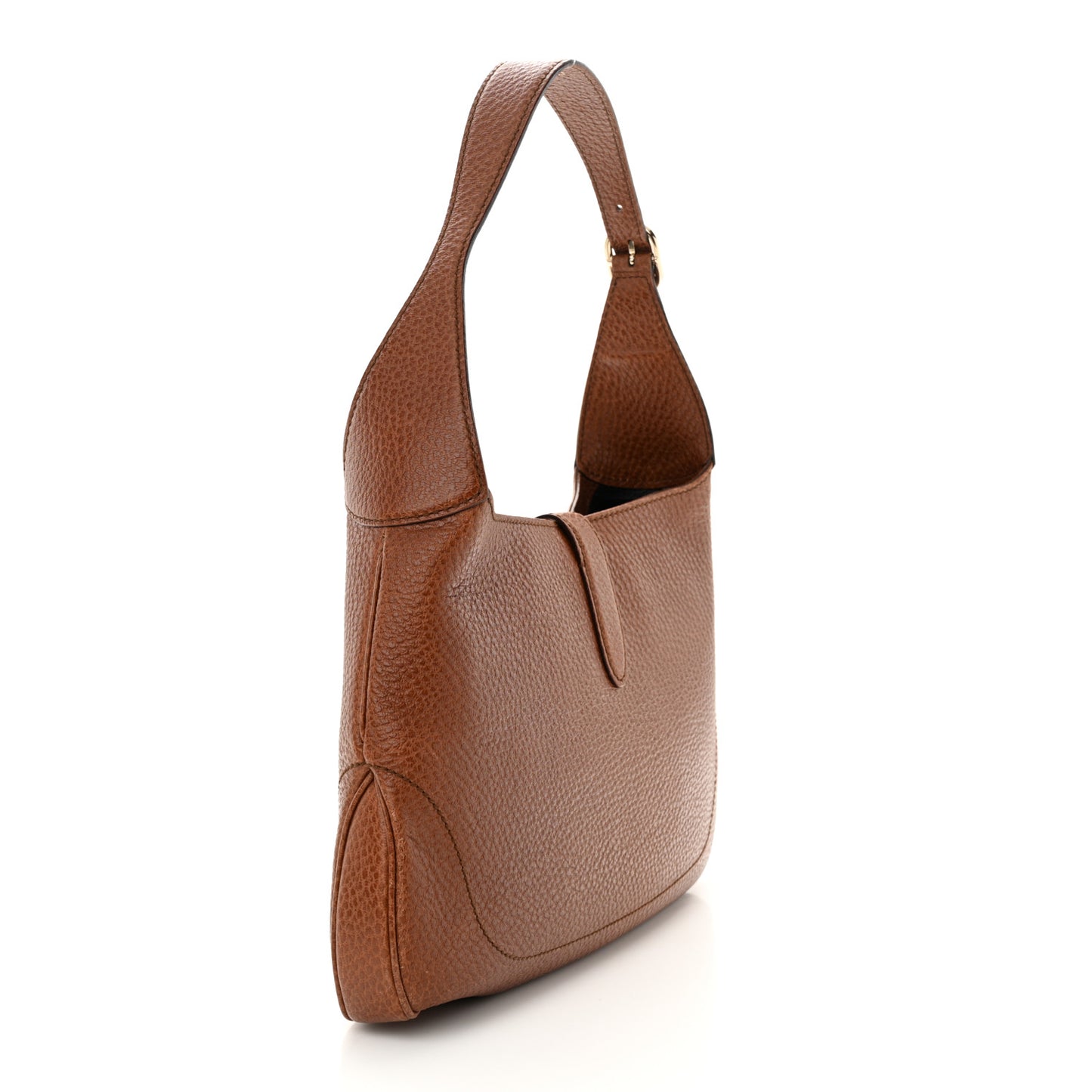 Soft Grained Calfskin Small Jackie O Hobo Brown