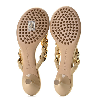 Bottega Veneta Nappa Dot Sandals 39 Cane Sugar 6 of 8