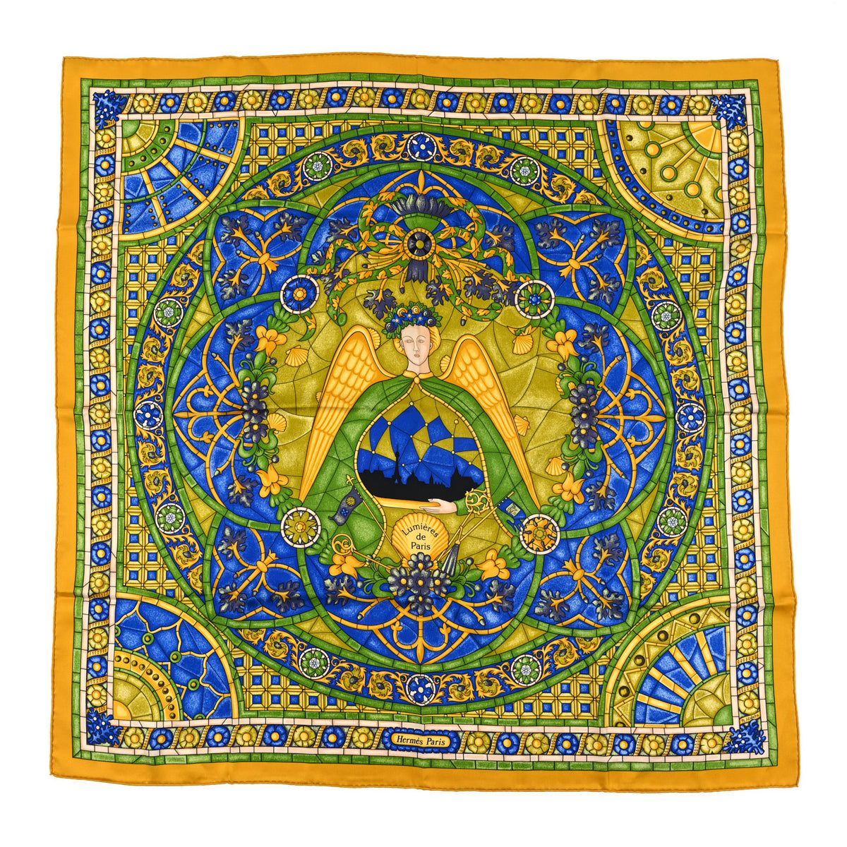 Silk Lumieres de Paris Scarf 90