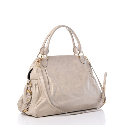 Miu Miu Nappa Medium Charm Satchel Agave 6 of 13