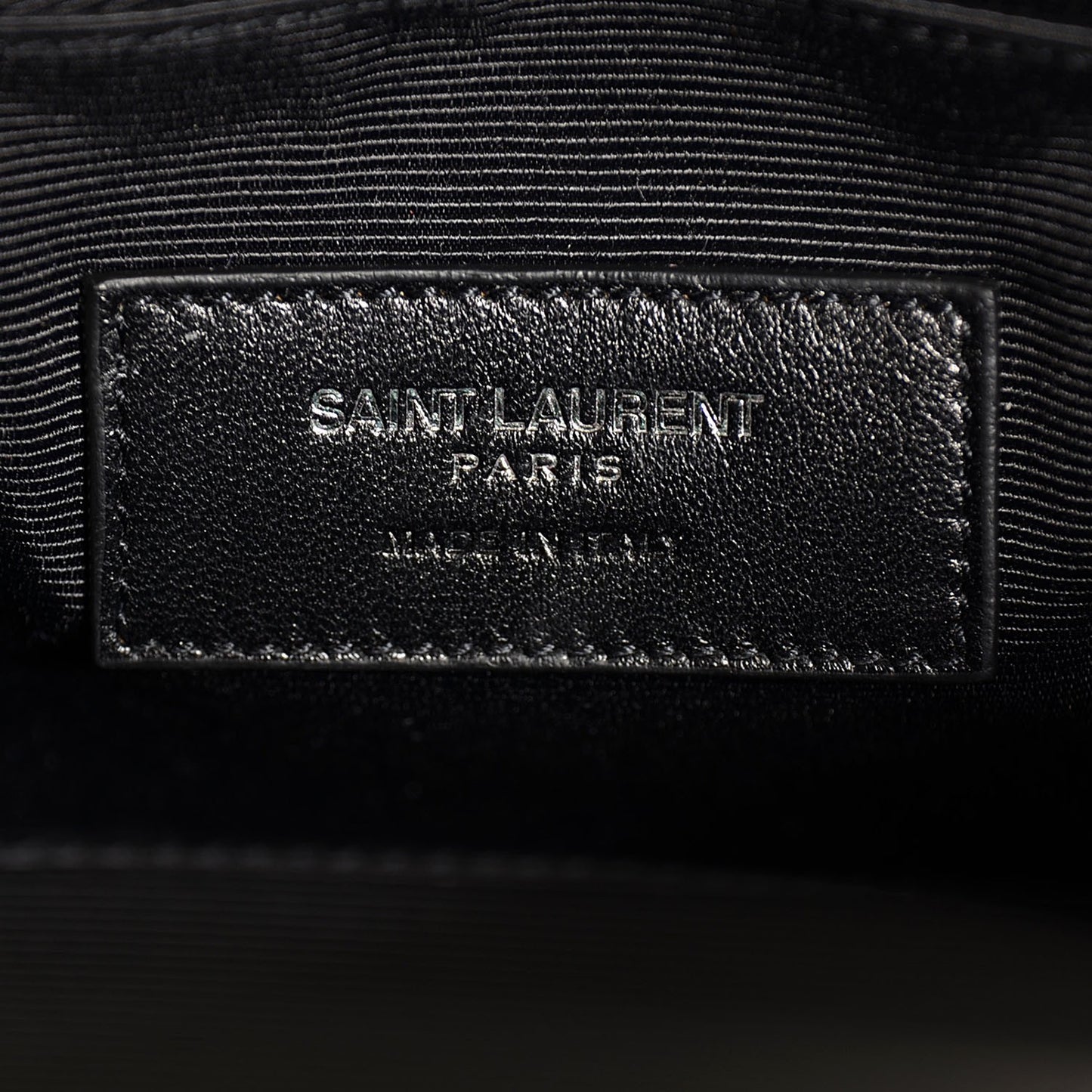 Grained Calfskin Baby Sac De Jour Black