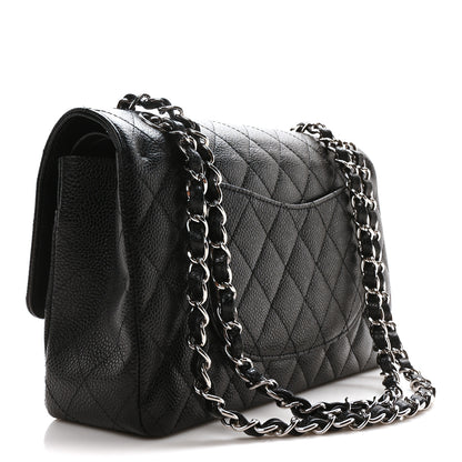 Chanel Caviar Quilted Medium Double Flap Black 3 of 11