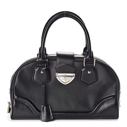 Louis Vuitton Epi Bowling Montaigne GM Black 1 of 12