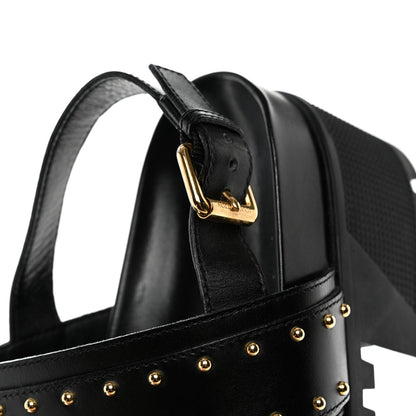 Louis Vuitton Calfskin Monogram Laureate Platform Sandals 37 Black 11 of 11