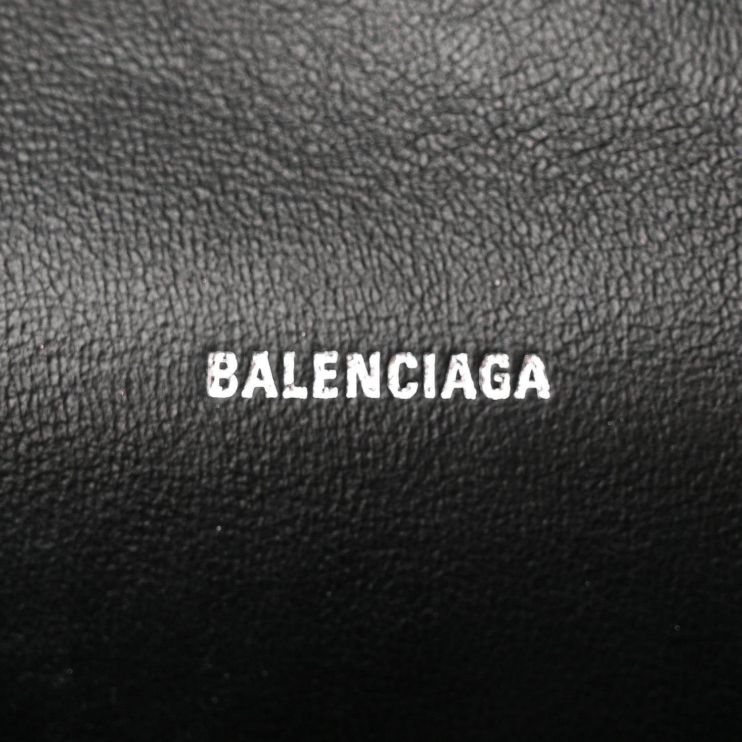Balenciaga Strass Suede Hourglass Top Handle Bag XS Smoke Grey Crystal 6 of 14
