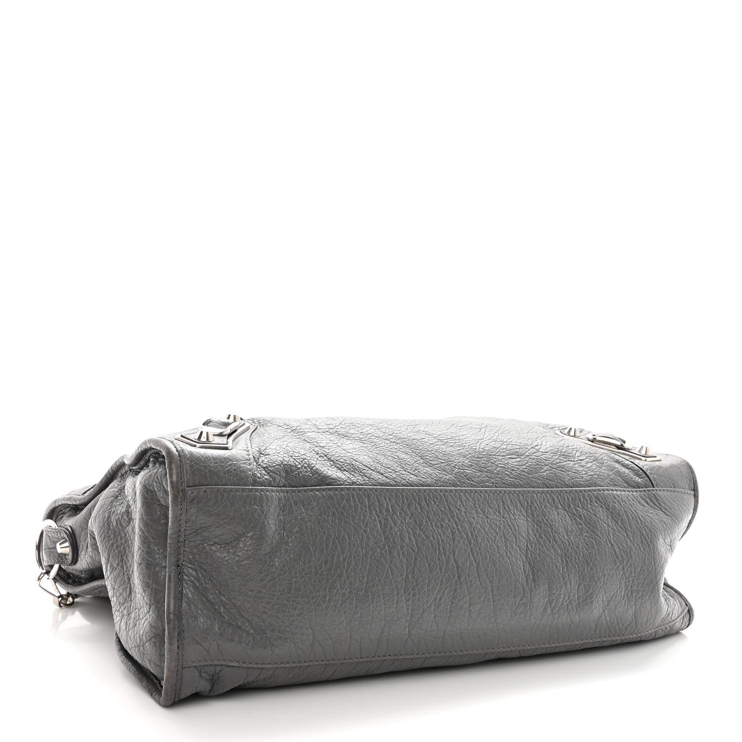 Balenciaga Agneau Silver Metallic Edge Hardware City Gris Cendre 4 of 10