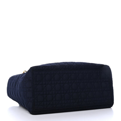 Christian Dior Nylon Cannage Medium Lady Dior Navy Blue 3 of 4