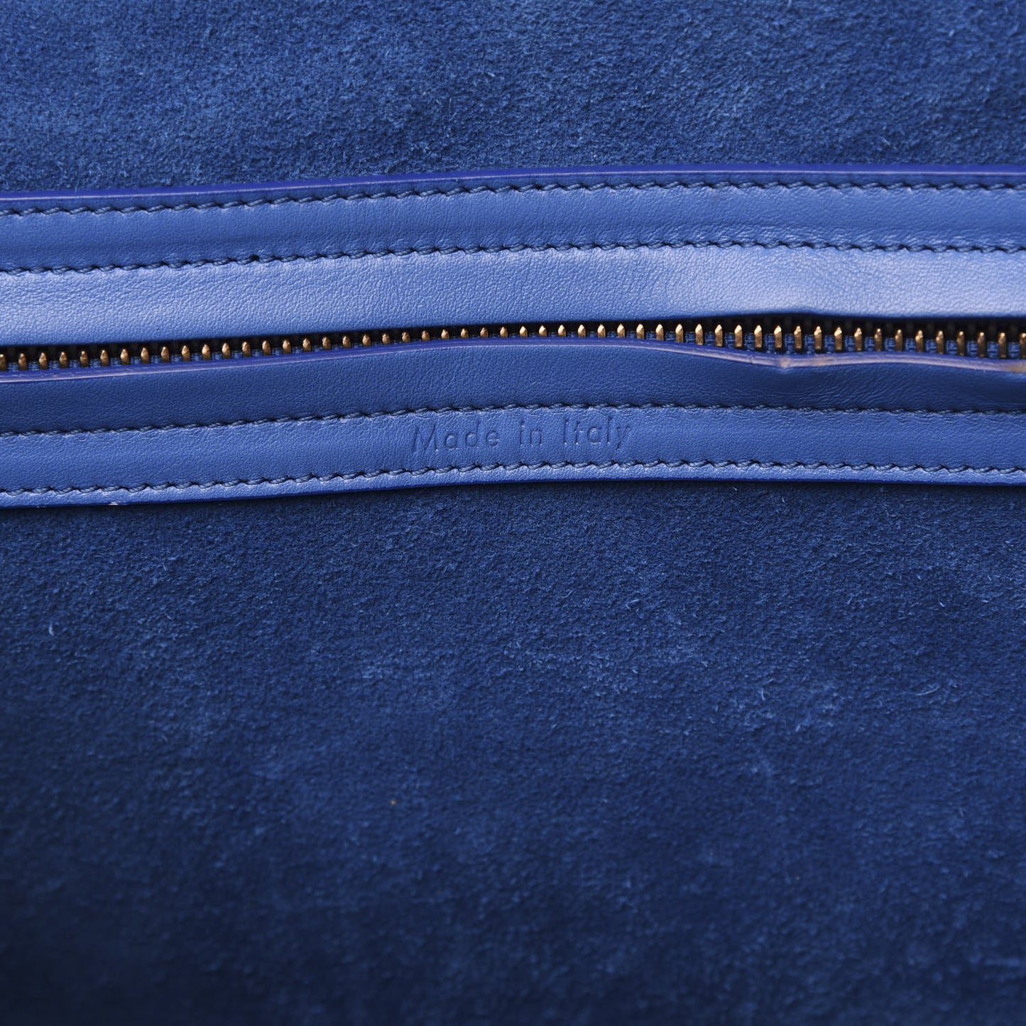 Smooth Calfskin Medium Phantom Luggage Electric Blue