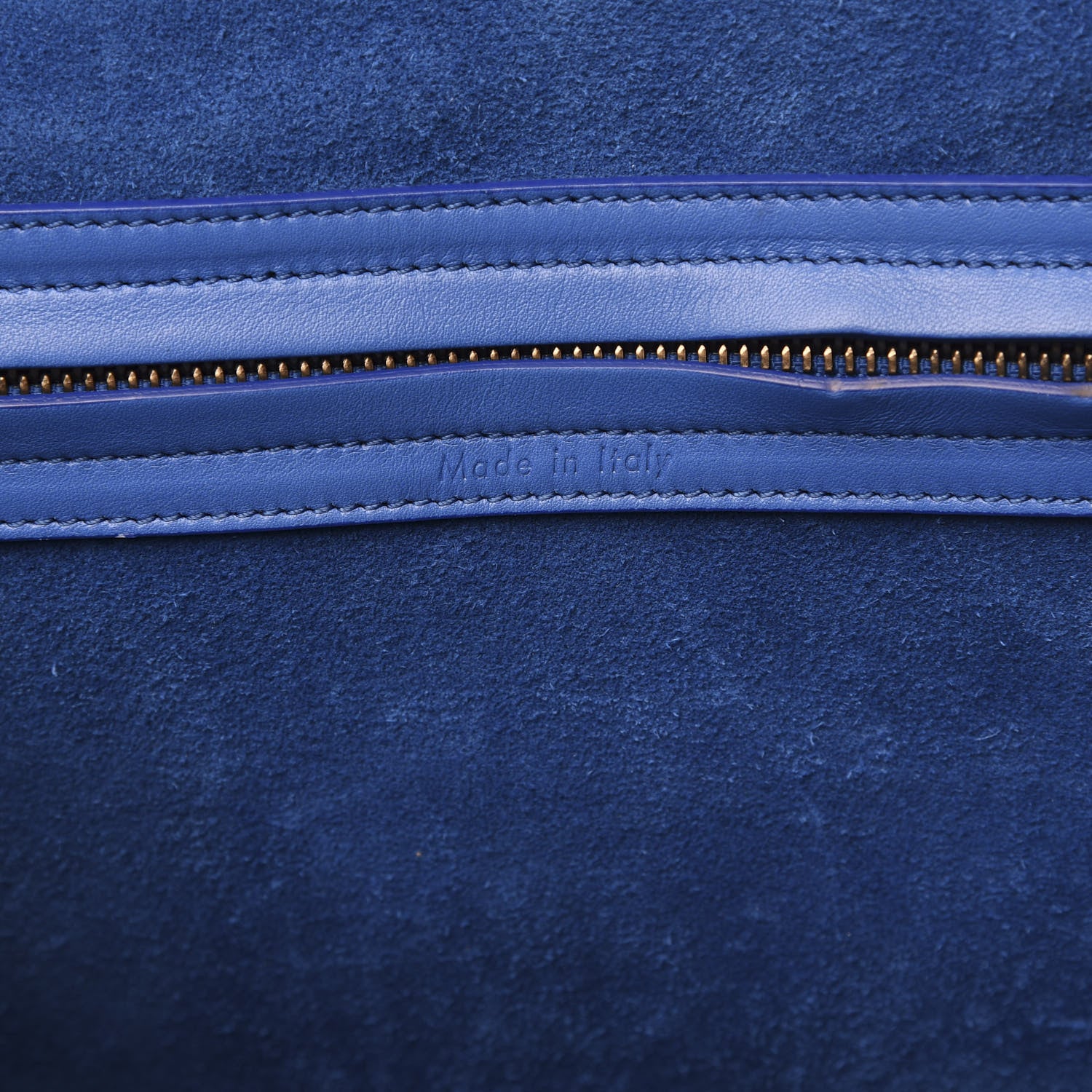 Celine Smooth Calfskin Medium Phantom Luggage Electric Blue 6 of 13