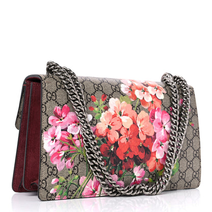 Gucci GG Supreme Monogram Blooms Small Dionysus Shoulder Bag Beige Multicolor Dry Rose 3 of 10