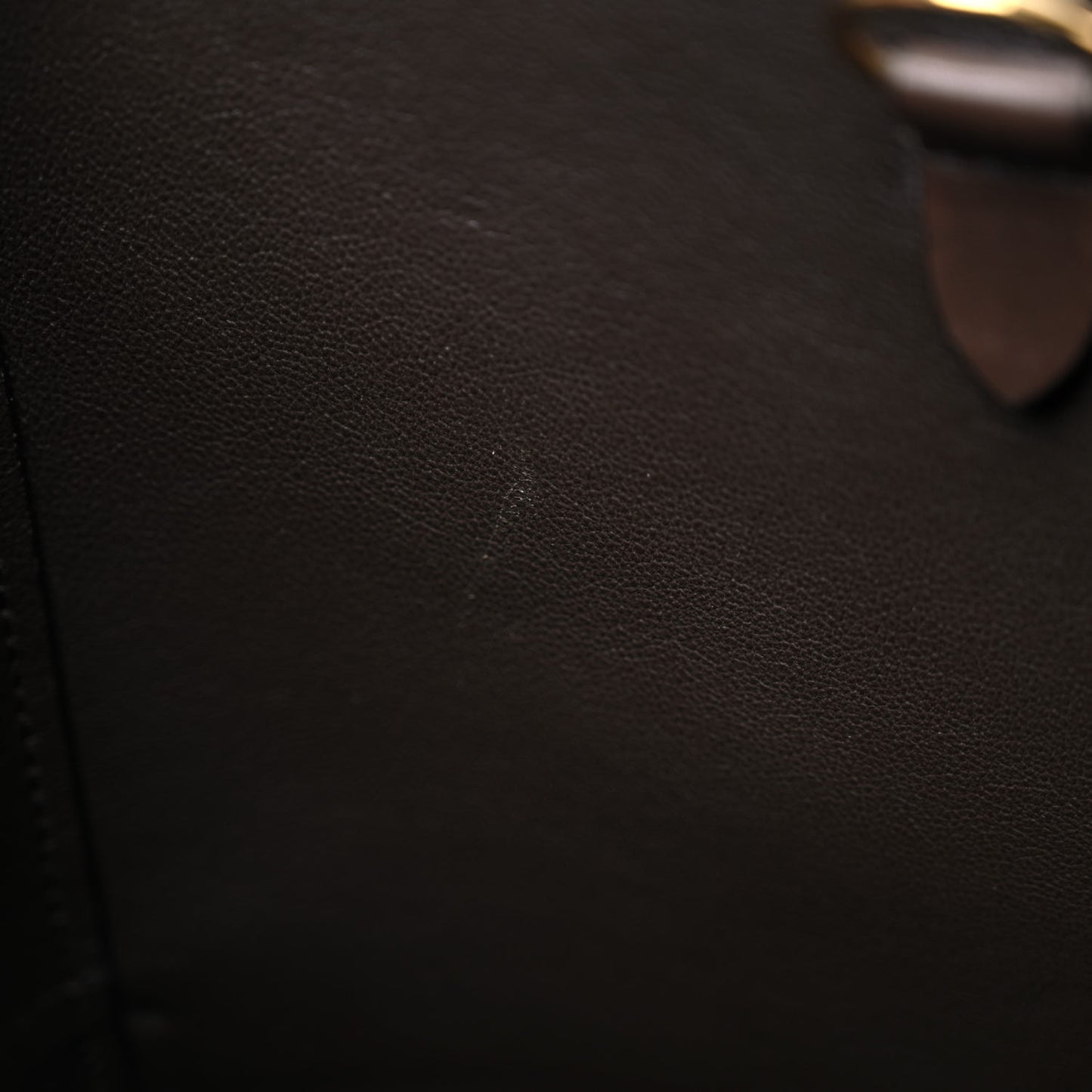 Supersoft Calfskin Sangle Bucket Bag Wood