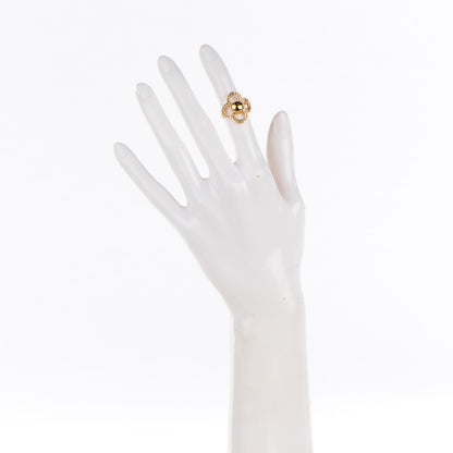 Louis Vuitton Strass Encrusted Flower Power Ring S 2 of 5