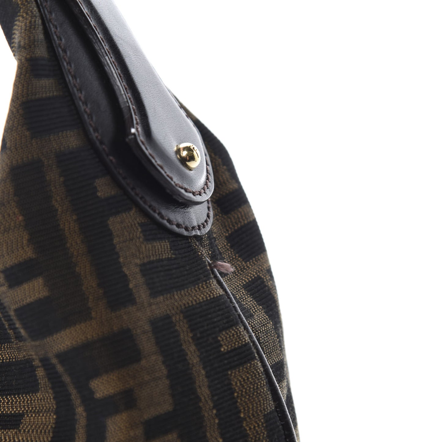 Zucca Small Chef Chain Hobo Tobacco