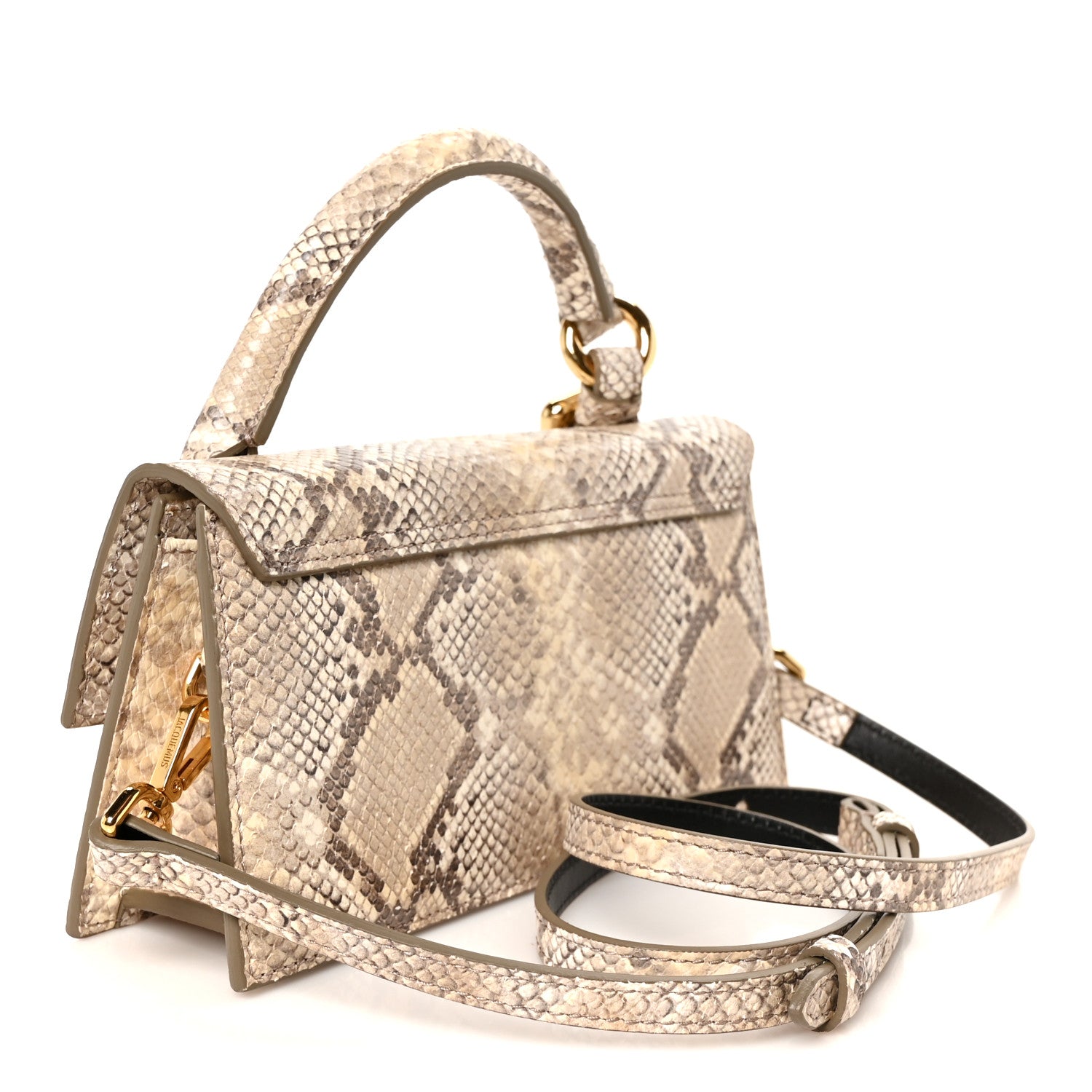 Jacquemus Snakeskin Le Chiquito Boucle Long Beige 3 of 11