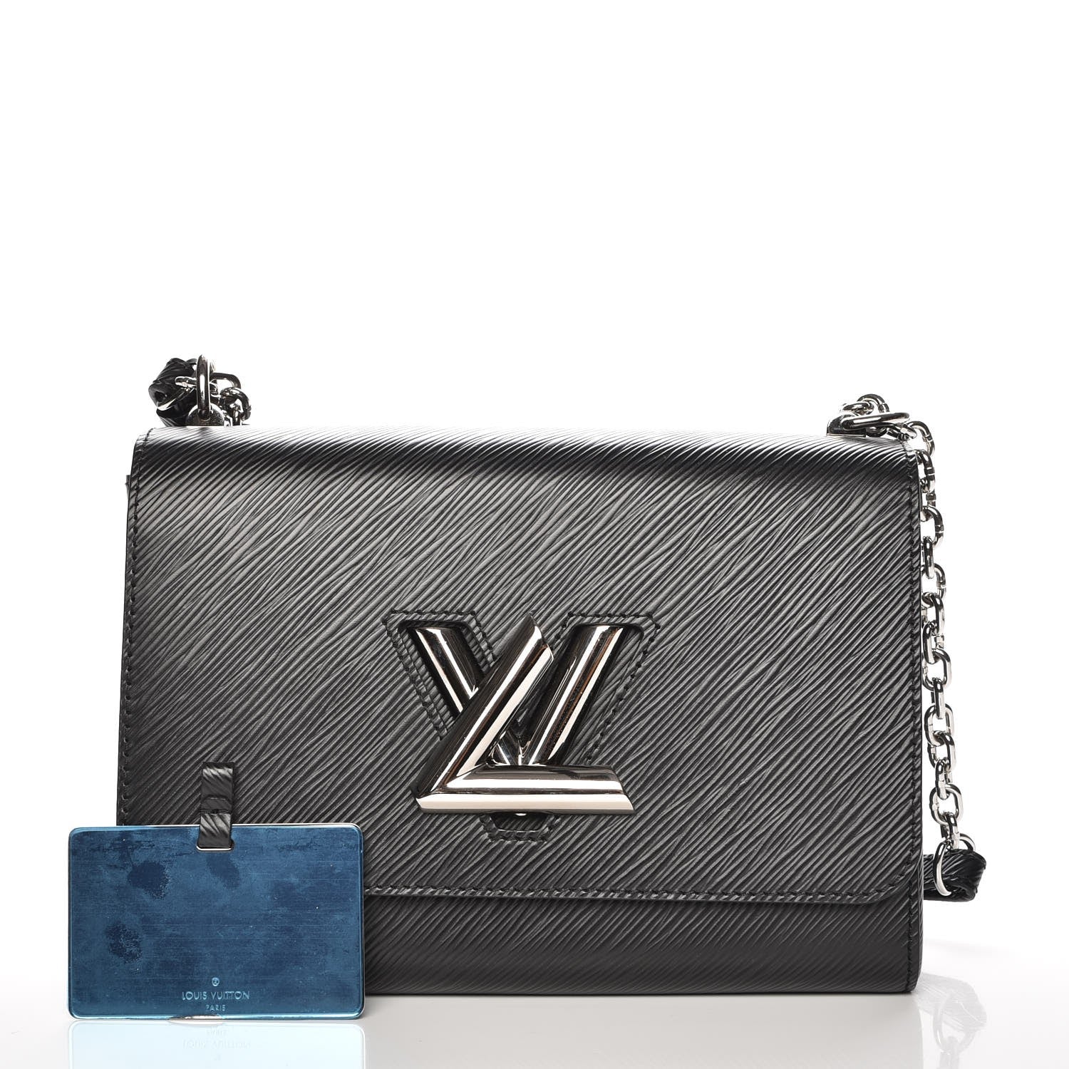 Louis Vuitton Epi Twist Shoulder Bag MM Black 5 of 9