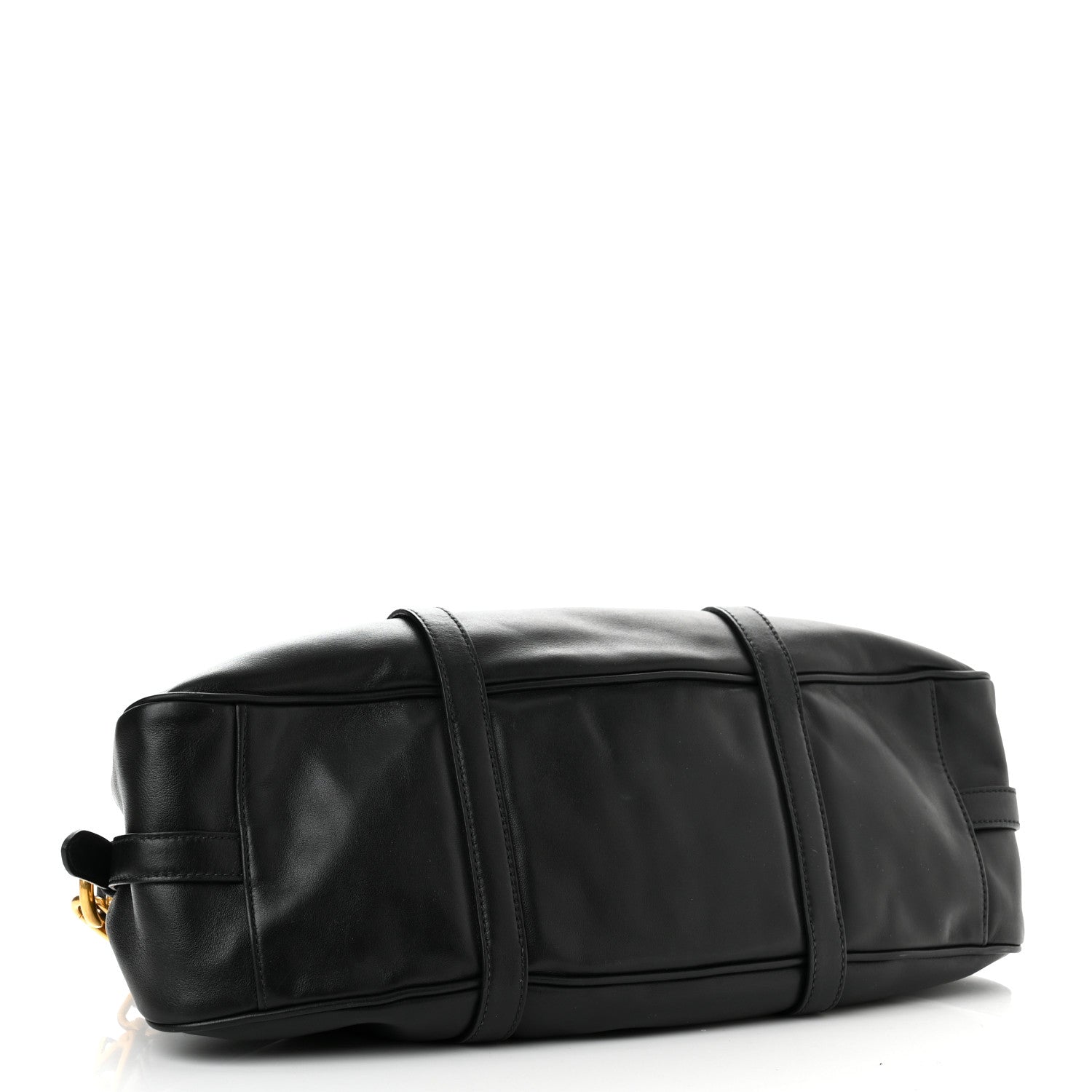 Prada Soft Calf Shopping Satchel Black 4 of 10