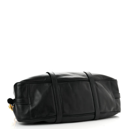 Prada Soft Calf Shopping Satchel Black 4 of 10
