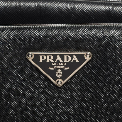 Prada Saffiano Lux Bauletto Nero Black 9 of 9