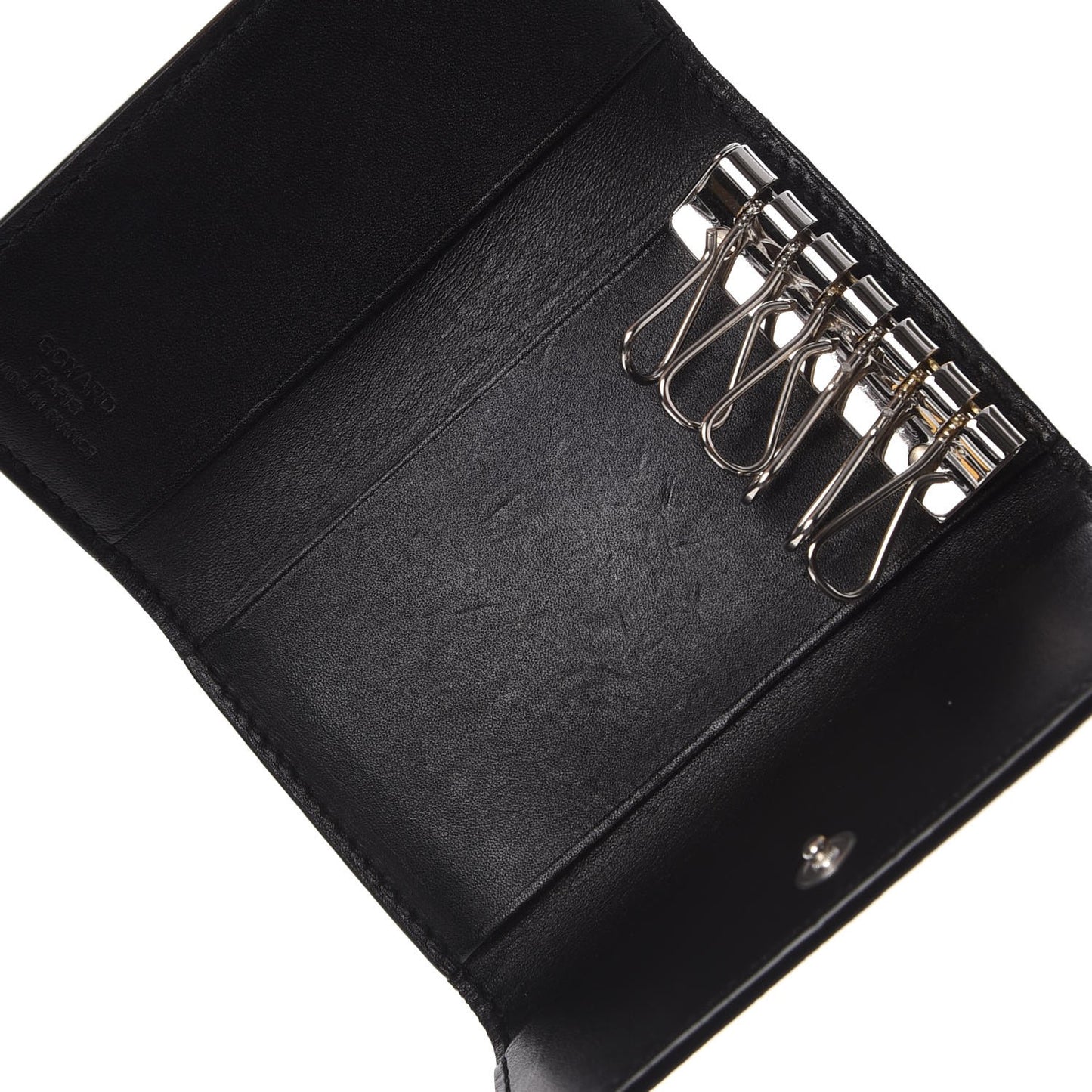 Goyardine Saint Michel 6 Key Holder Black