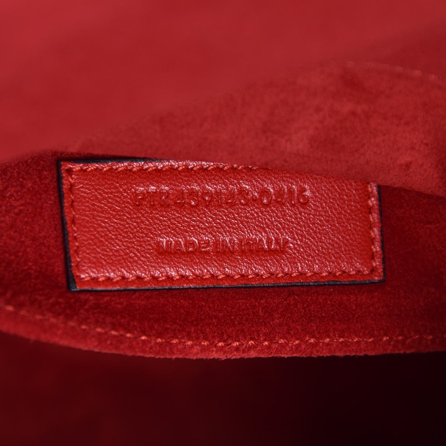 Suede Y Studs Crossbody Bag New Red