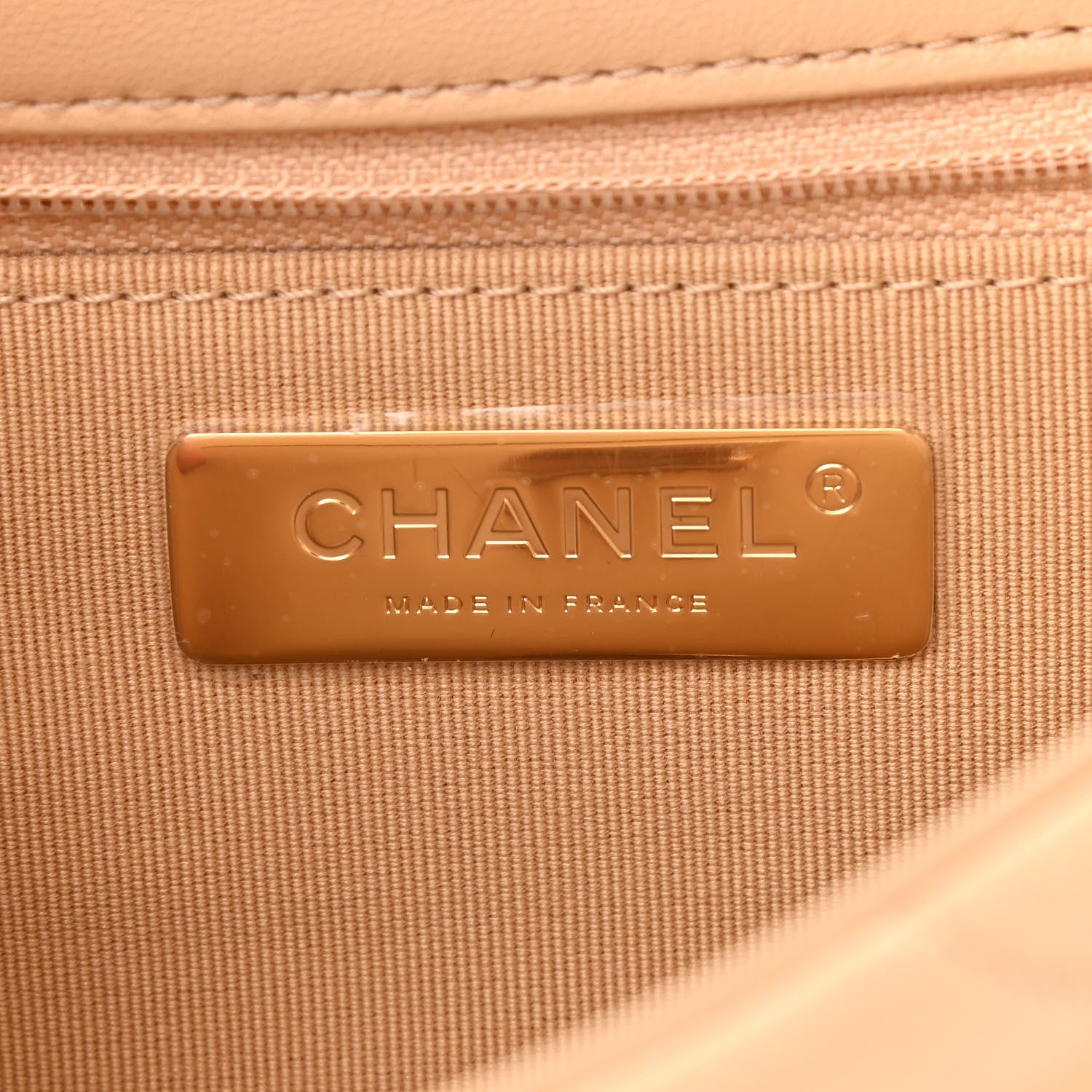 Chanel Lambskin Quilted Medium Chanel 19 Flap Dark Beige 6 of 11