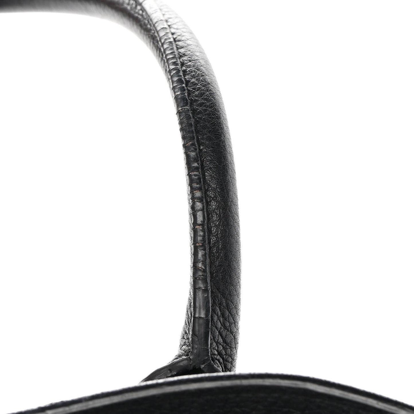 Grained Calfskin Medium Souple Sac De Jour Black