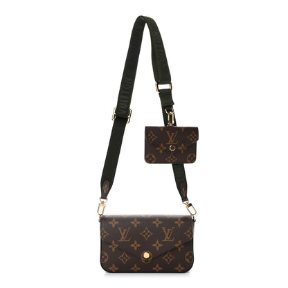 Louis Vuitton Monogram Felicie Strap & Go Kaki 1 of 4