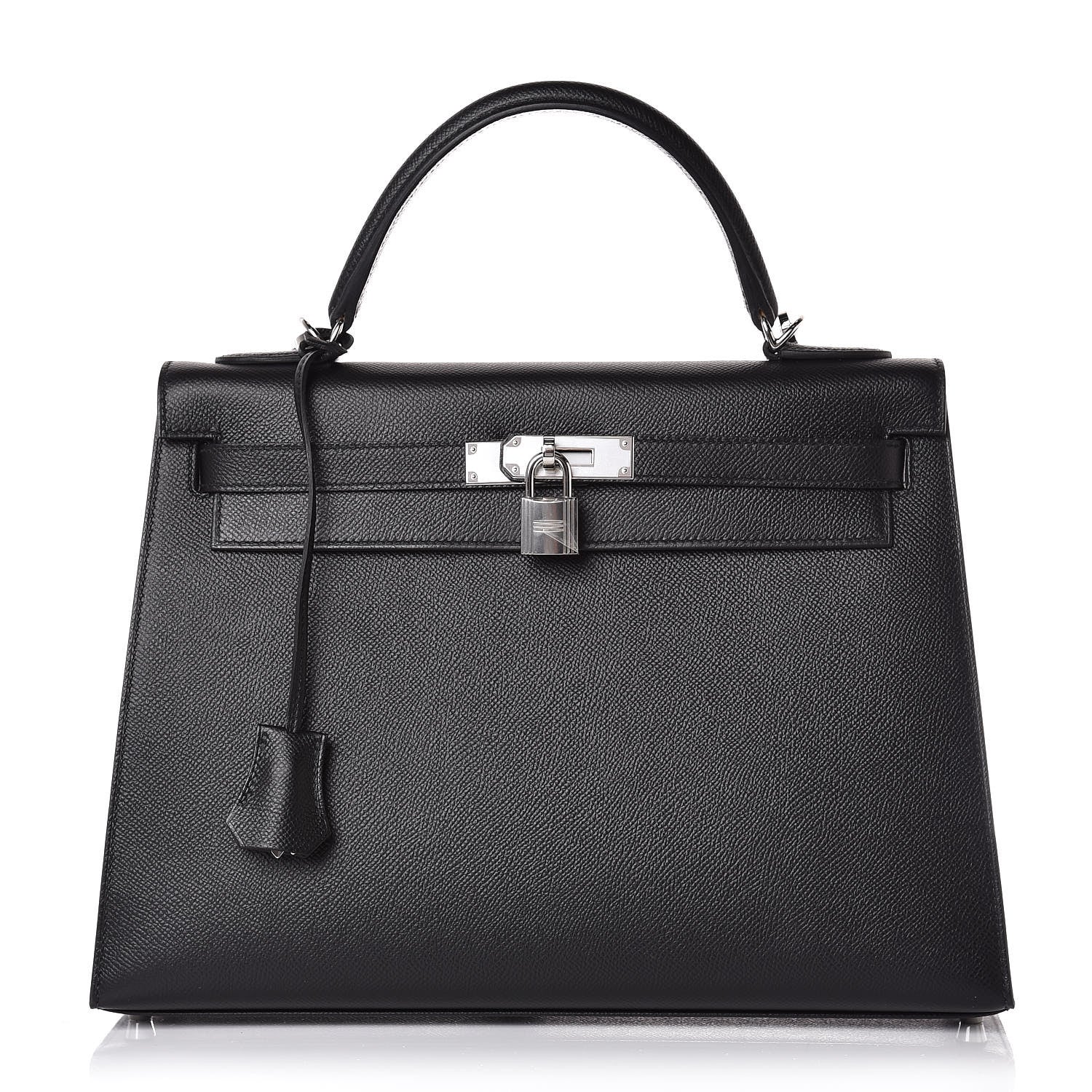 Hermes Epsom Kelly Sellier 32 Black 1 of 35