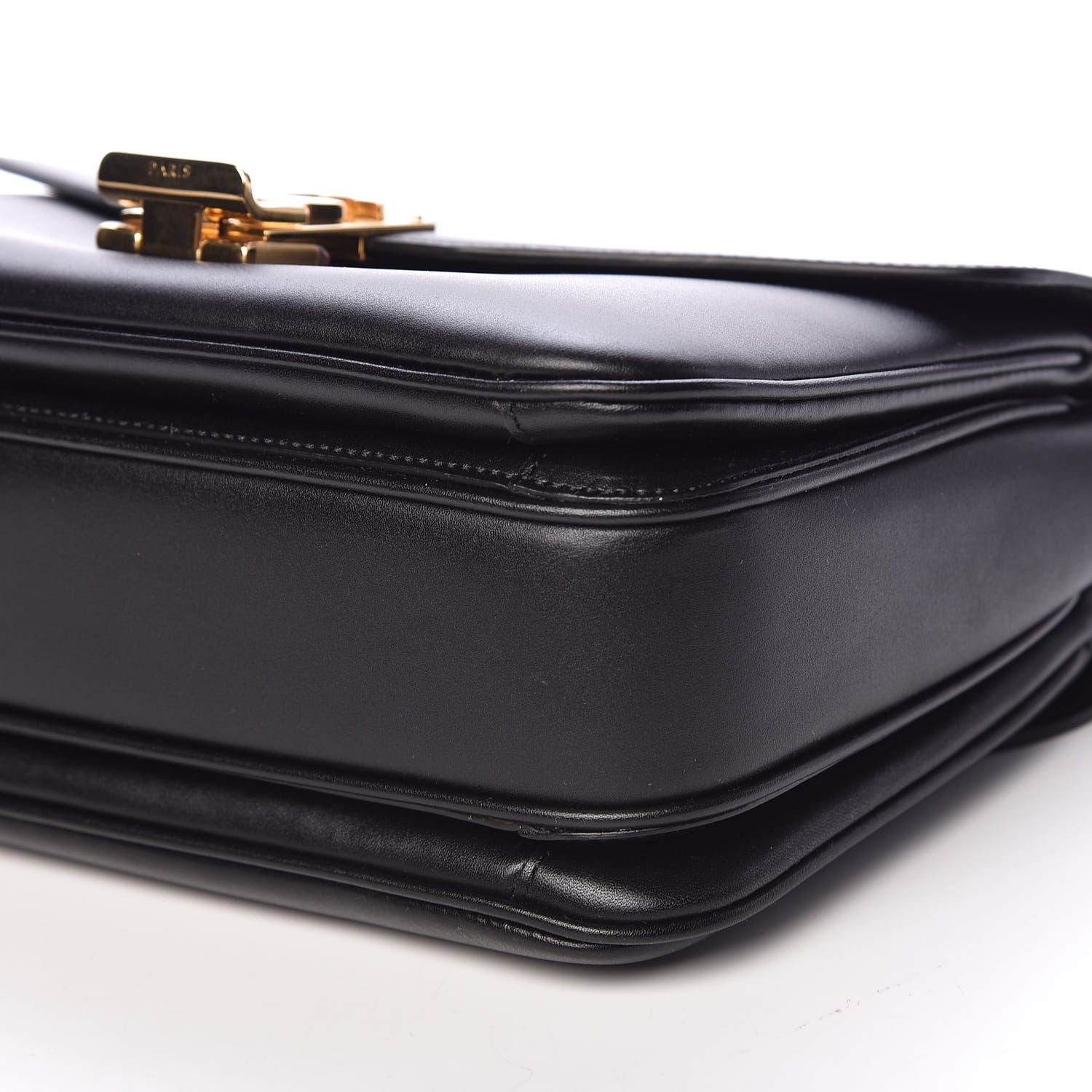 Celine Shiny Calfskin Medium C Bag Black 6 of 9