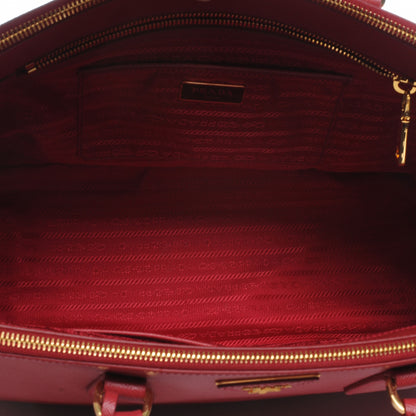 Prada Saffiano Lux Tote Fuoco 6 of 9