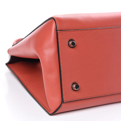 Celine Drummed Calfskin Medium Edge Shoulder Bag Terracotta 9 of 14